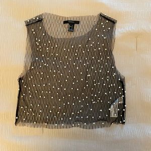 Forever 21 pearl top